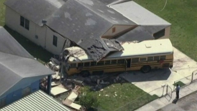 School Bus Crashes Into House Video - ABC News