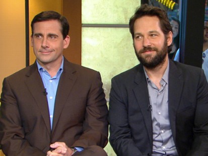 VIDEO: Steve Carell and Paul Rudd have reunited for a new comedy.