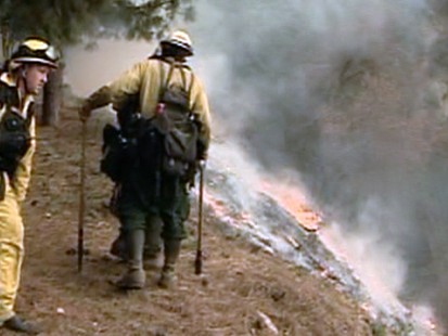 VIDEO: Fires tear through California