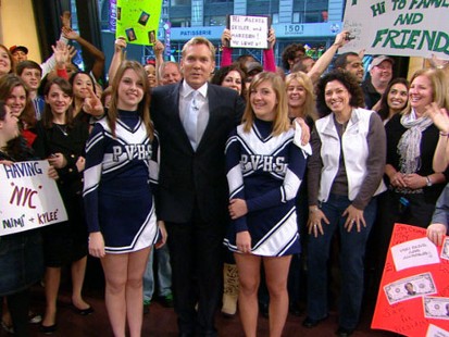 VIDEO: Varsity cheerleaders receive grant from the Pepsi Refresh Project.