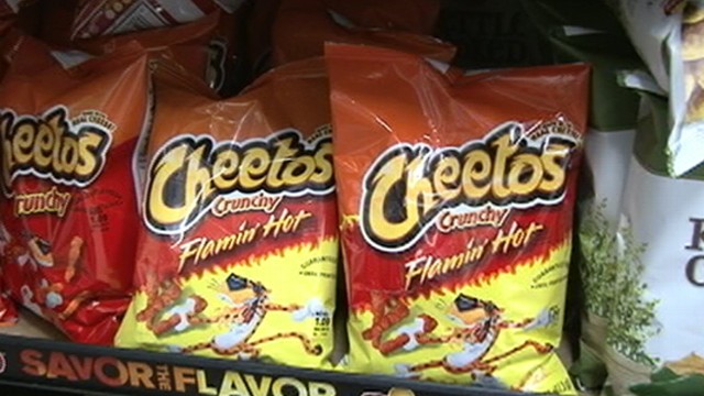 Flamin' Hot Cheetos Banned in Some Schools. 