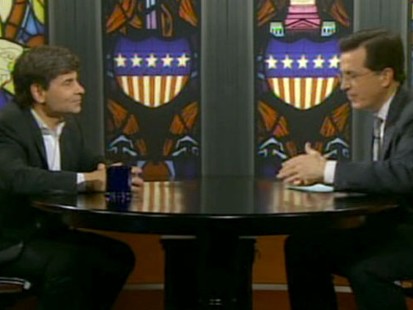 VIDEO: Stephen Colbert Grills George Stephanopoulos