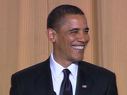 VIDEO: President Obama steals the show at the annual Correspondents Dinner.