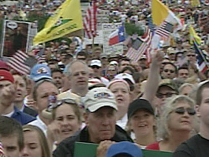 VIDEO: Tea Party Protesters March on Washington