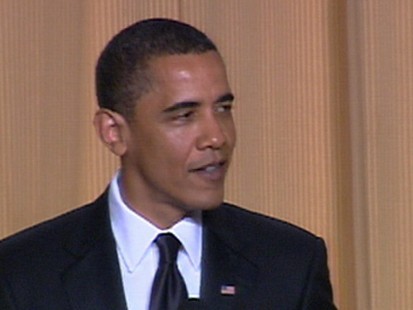 VIDEO: President brings down the house at White House Correspondents Dinner.