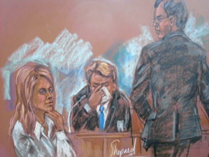 Courtroom sketch