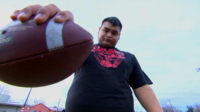 400-pound running back Tony Picard says: 'It takes multiple guys to take me  down