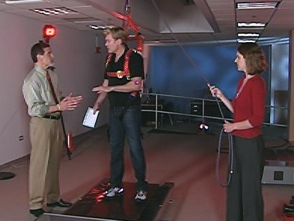 VIDEO: Doctors use the latest technology to better understand how the elderly fall.
