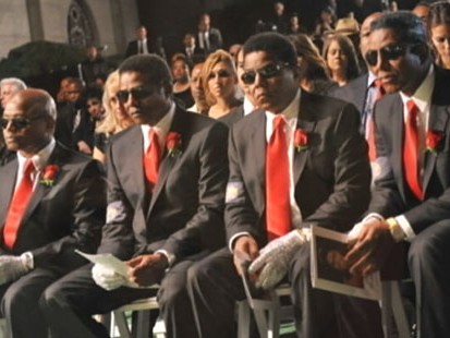 VIDEO: Family members and celebrities say goodbye to the King of Pop.