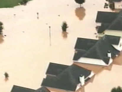 VIDEO: Massive flooding in the South washes out roads and forces schools to close.