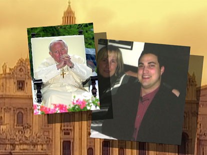 VIDEO: One man accredits former Pope John Paul II with performing a miracle.