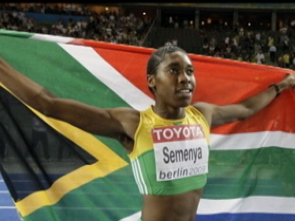 VIDEO: SAfrican Runner Wins 800 Despite Gender Questions