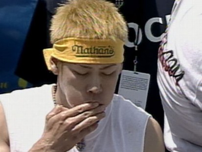 VIDEO: Hotdog eating champion Takeru Kobayashi discusses his record-breaking career.