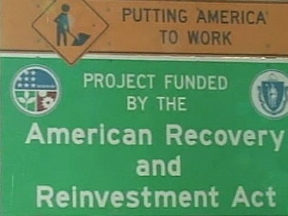 VIDEO: Controversy surrounds signs touting taxpayer money hard at work.