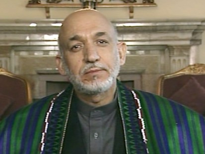 VIDEO: Diane Sawyer talks to President Karzai.