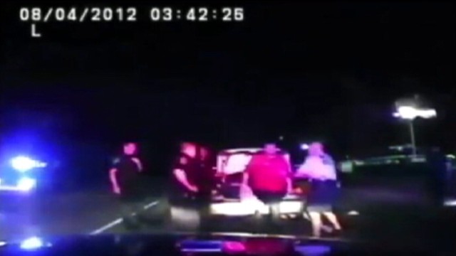 VIDEO: Dash Cam video caught the moment a routine traffic took a strange twist.