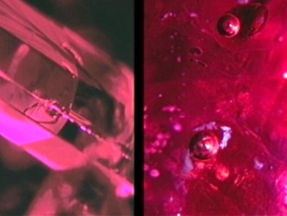 VIDEO: Elisabeth Leamy looks at a composite stone thats been passed off as a ruby.