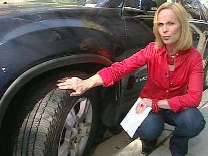 VIDEO: Elisabeth Leamy explains how to properly check tread depth and pressure in tires.