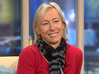 VIDEO: The tennis legend opens up about her battle with breast cancer.