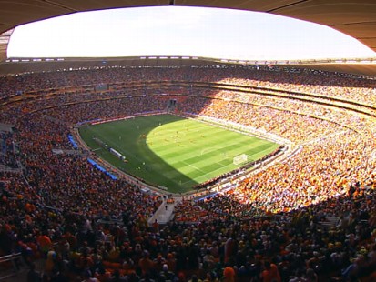 VIDEO: Fans at the World Cup are playing the vuvuzela to show support for teams.