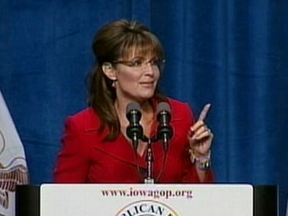 VIDEO: Sarah Palins speech at GOP fundraiser stirs speculation about 2012.