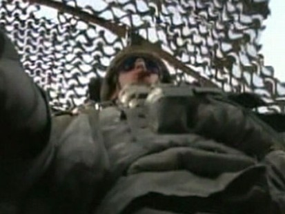 VIDEO: Soldiers cheered as they crossed the border out of Iraq.