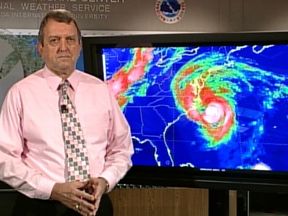 VIDEO: National Hurricane Centers Bill Read tracks the storm centers path.