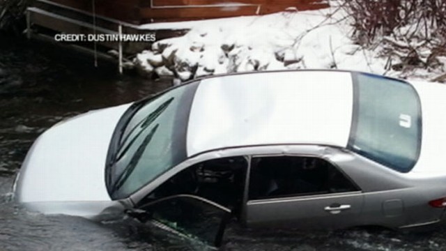 VIDEO: Bystanders save three children from a freezing river in Utah.