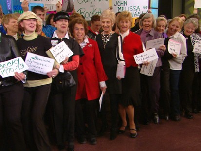 VIDEO: The dancers gather to raise money for Alzheimers research.