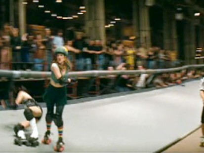VIDEO: New Drew Barrymore movie, "Whip It," highlights the latest roller derby craze.