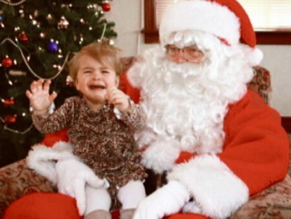 Child Scared of Santa