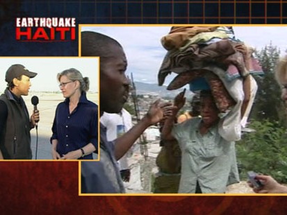 VIDEO: Diane Sawyer says that Haitians are frustrated over the delayed relief efforts.