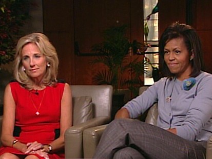 Jill Biden and Michelle Obama