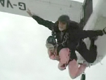 VIDEO: Skydiver Cheats Death