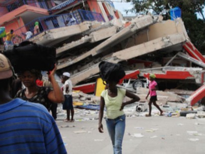VIDEO: Kate Snow describes the devastation as she makes her way into the country.