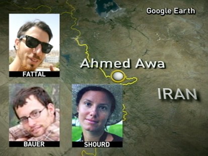 VIDEO: Josh Fattall, Shane Bauer and Sarah Shourd are stil being held in Iran.