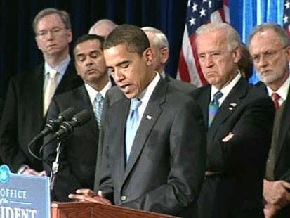 A picture of Barack Obama.