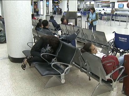 VIDEO: Airlines and mass transit are calling for widespread cancellations as hurricane threat looms.