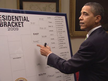 VIDEO: President Obama weighs in on March Madness.