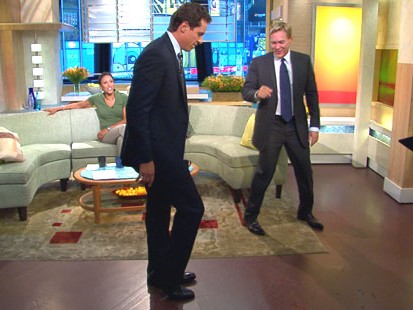 VIDEO: Chris Cuomo shows off his moonwalk.