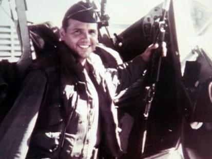A picture of the figher pilot who was ordered to intercept a UFO.