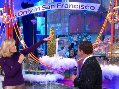 VIDEO: Diane unveils the second window which features the Golden Gate Bridge.