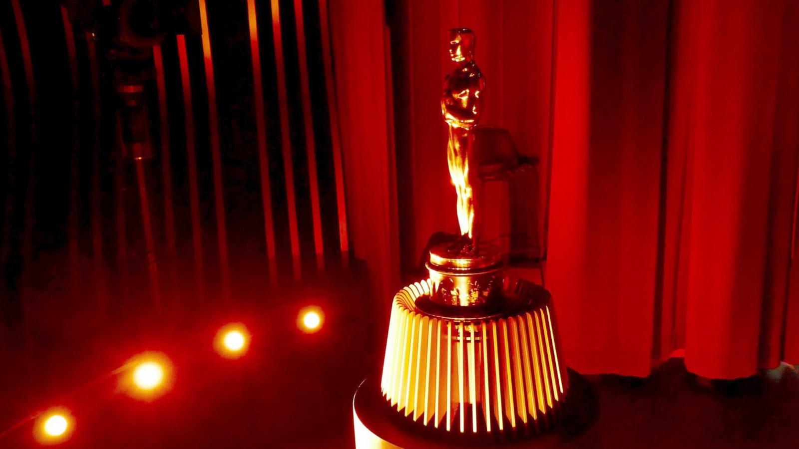 PHOTO: The Academy Museum in Los Angeles offers an "Oscars Experience", where you can hold a statue in your hand, March 7, 2024.