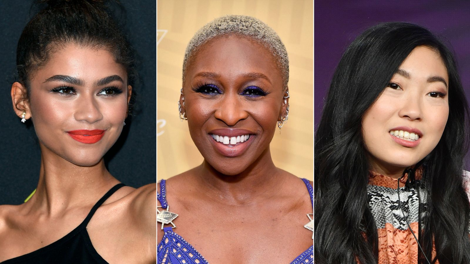 PHOTO: Zendaya, Cynthia Erivo, and Awkwafina are among the 819 people who have been invited to join the Academy of Motion Picture Arts and Sciences.