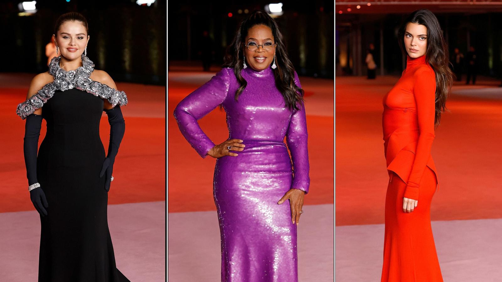 PHOTO: Selena Gomez, Oprah Winfrey and Kendall Jenner attend the 2023 Academy Museum Gala at Academy Museum of Motion Pictures on December 03, 2023 in Los Angeles.