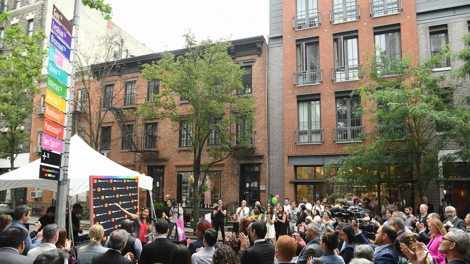 PHOTO: NYC Commission on Human Rights and Mastercard Host #AcceptanceMatters Panel and Unveil Acceptance Street During WorldPride 2019, June 17, 2019, in New York.