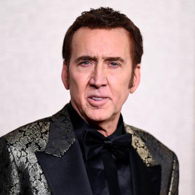 PHOTO: Nicolas Cage at the 81st Golden Globe Awards held at the Beverly Hilton Hotel on Jan. 7, 2024 in Beverly Hills, Calif.