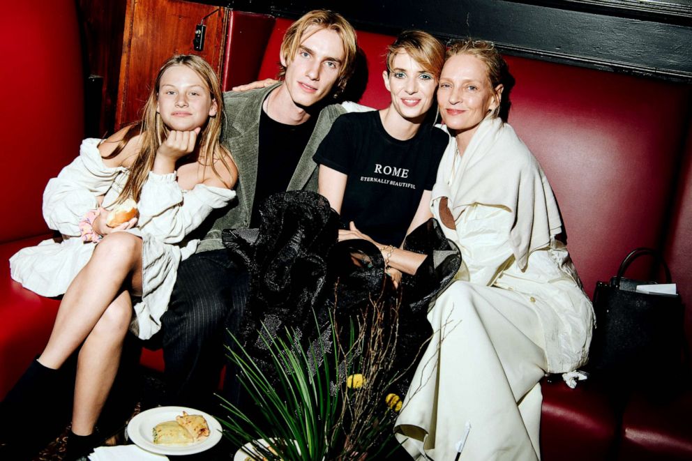 Uma Thurman steps out with all 3 of her kids at 'Asteroid City ...