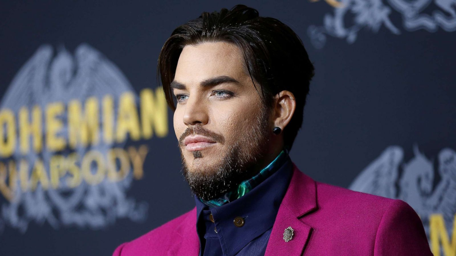 PHOTO: Adam Lambert attends "Bohemian Rhapsody" New York premiere at The Paris Theatre, Oct. 30, 2018, in New York City.