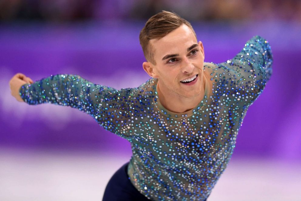 PHOTO: Adam Rippon of the U.S. competes during the men's single free program on day eight of the PyeongChang 2018 Winter Olympic Games at Gangneung Ice Arena, Feb. 17, 2018, in Gangneung, South Korea.